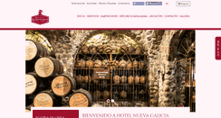 Desktop Screenshot of hotelnuevagalicia.com