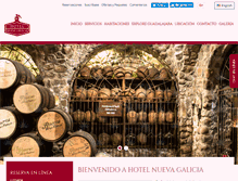 Tablet Screenshot of hotelnuevagalicia.com